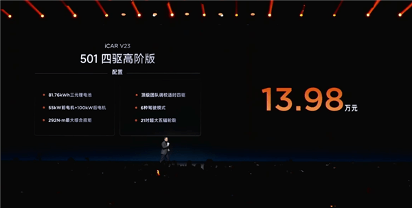 年輕人的電動(dòng)小G越野SUV！奇瑞iCar V23上市：9.98萬起